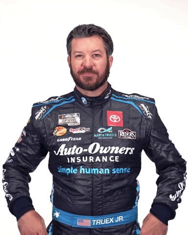 Martin Truex Jr Finger Guns GIF by Joe Gibbs Racing