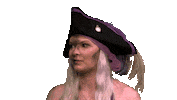 surprised pirate Sticker by Universal Music Deutschland