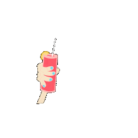 Strawberry Daiquiri Girls Sticker