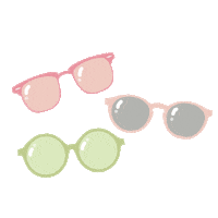 saridiskin wine sunglasses good vibes morning coffee Sticker