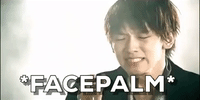 kpop rain k-pop k pop facepalm GIF