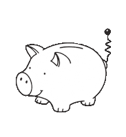 SomosB100 ahorro cerdito ahorrar b100 Sticker