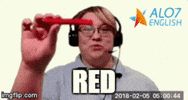 color total physical response GIF by ALO7.com