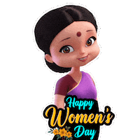 Her Story International Womens Day Sticker by Chhota Bheem