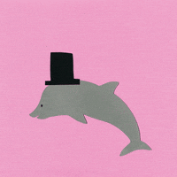 Cut Out Top Hat GIF by Philippa Rice