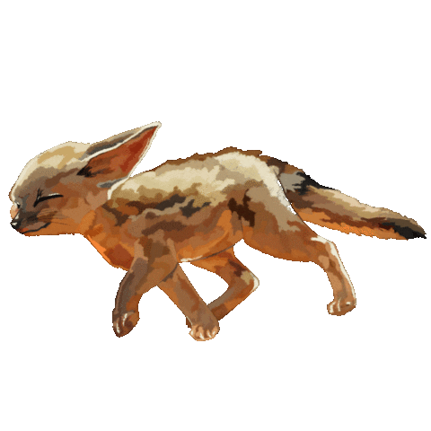 Desert Fox Sticker
