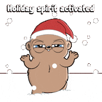 Merry Christmas Dance Sticker by Fugz Official