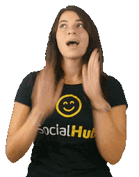 Happy Thanks Sticker by SocialHub