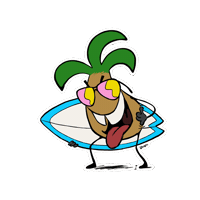 Sticker by Surfer Dudes Comic