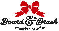 Christmas Diy Sticker by Board & Brush Creative Studio