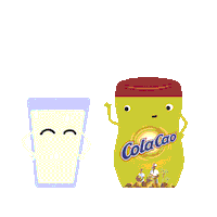 chocolate breakfast Sticker