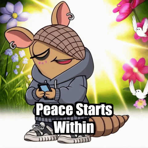 Peace Wisdom GIF by Chillo Dillo