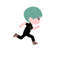 Min Yoongi Running Sticker