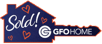 GFO-Home real estate realtor new home home buying Sticker