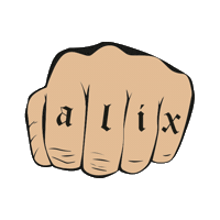 Fistbump Sticker by ALIX the label