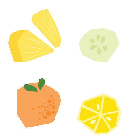 Orange Lemon Sticker by Luma & Leaf