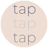 Tap Tap Tap New Post Sticker by Rachel Letham