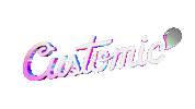 Customic mobile logo sticker 3d Sticker