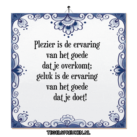 Humor Wijsheid Sticker by Tegelspreuken.nl