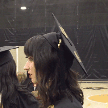 towsonuniversity graduation job cap commencement GIF