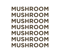 Mushroom Sticker by Fera Pet Organics