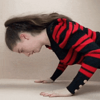 amberdoigthorne comedy thank you okay awkward GIF