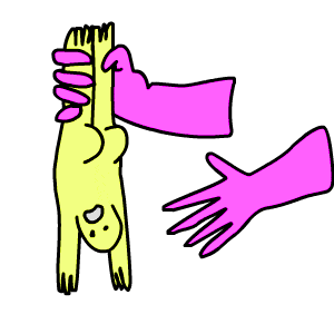birthday spank STICKER by Studios Stickers