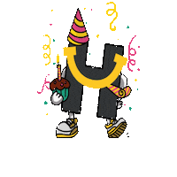 vemserhappy happy birthday happybirthday birth Sticker