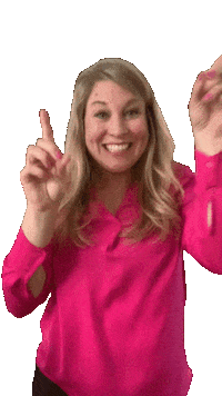 dscapecchi sara thumbs up sara hearthands sara hmmmm sara lookup Sticker