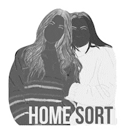 Homesort home clean sisters organization Sticker