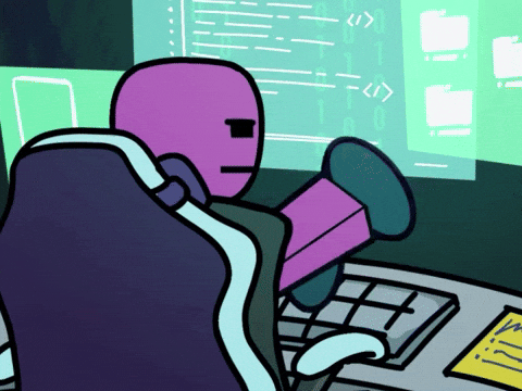 Late Night Lol GIF by Stikbot