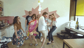 Party Dancing GIF by Hooray Studios