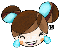 Happy Girl Sticker