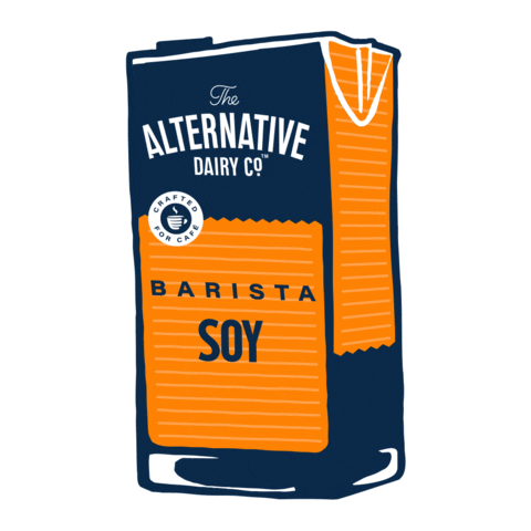 thealternativedairyco giphyupload soymilk thealternativedairyco thealternative Sticker