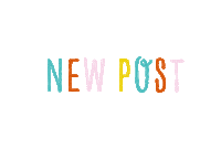 New Post Sticker