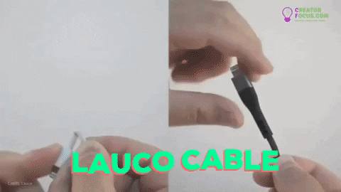 Iphone Cable GIF by CreatorFocus.com