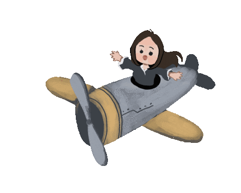 Travel Flying Sticker