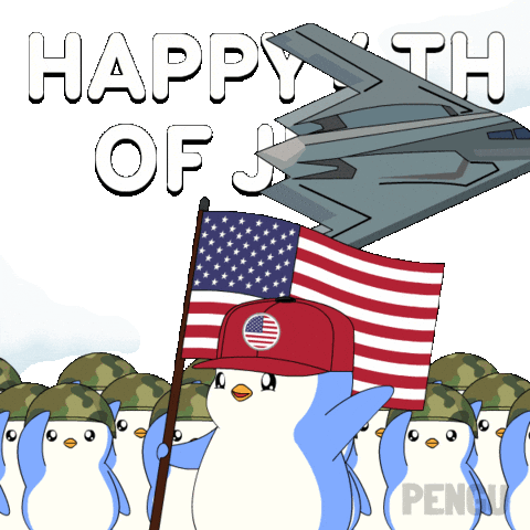 United States Penguin Sticker by Pudgy Penguins