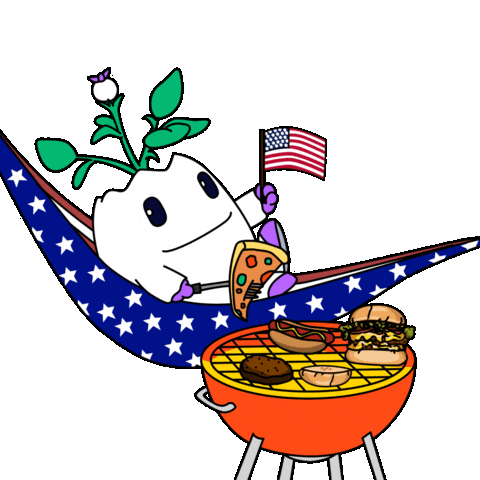 Grilling Hot Dog Sticker by Magic Eden