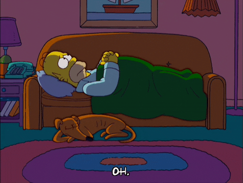 Episode 19 Sleeping GIF by The Simpsons