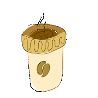 Coffee Illustration Sticker