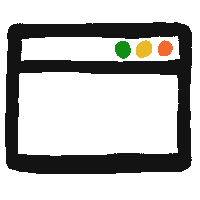 Windows Frame Sticker by EscuelaDevRock