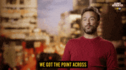 Point React GIF by Celebrity Apprentice Australia