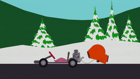 kenny mccormick running GIF by South Park 