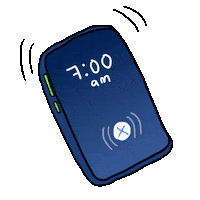 Alarm Cellphone Sticker