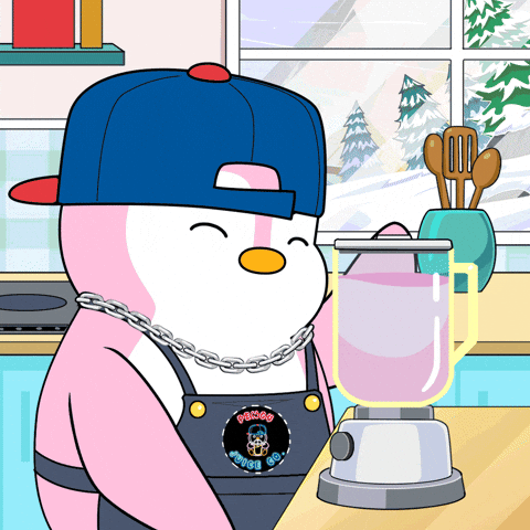 Penguin Blender GIF by Pengu Juice Co.