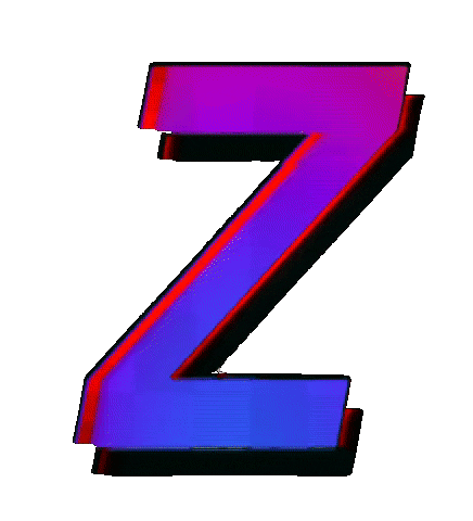 Glitch Alphabet Sticker by #BASILIO