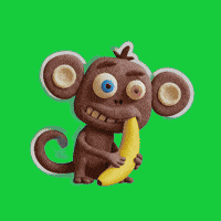 Hungry Monkey GIF