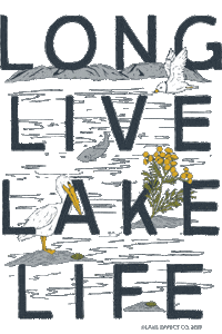 Endangered Species Water Sticker by Lake Effect Co.