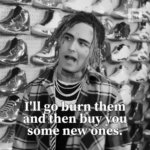 When Lil Pump Doesn't Like Your Shoes